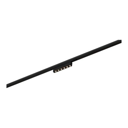 ST666.436.05 Магнитный трековый светильник Черный LED 1*5W 3000K 220Lm Ra&gt;90  IP20 L100xW10xH18 24V