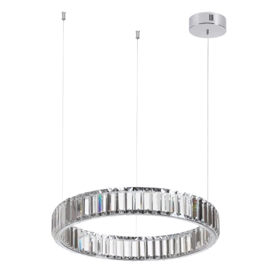 4930/30L L-VISION ODL24 591 хром/прозрачный металл/хрусталь Люстра LED 30W 4000K 3570Лм VEKIA