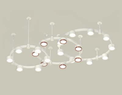 Комплект подвесного светильника XR92212200/22 SWH/PPG белый песок/золото розовое полированное GX53 (A9221, A9226, A9232, C9241, C9236, C9231, N8112, N8126)
