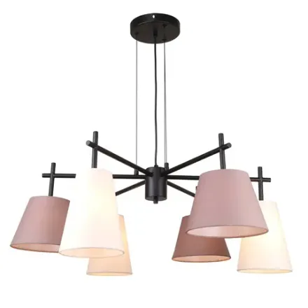 Подвесная люстра Carino 4621-6P, 6*E14*40W. ТМ F-Promo