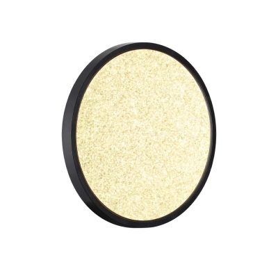 7662/24L MITRA LED SN 090 Светильник пластик/белый/черный LED 24Вт 3000/4000K D300 IP40 OMEGA BLACK