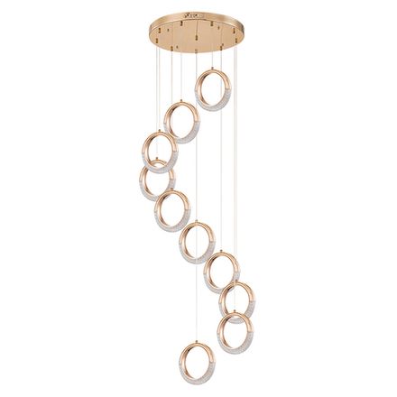 Подвесная люстра ARTE LAMP MONTANA A7777SP-10GO, 1хLED