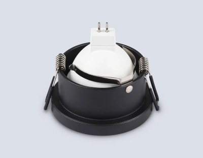 Светильник встраиваемый TN102802 BK черный GU5.3 D71*34