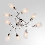 Потолочная люстра с плафонами 2275/9 хром