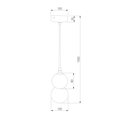 Подвесной светильник 50250/1 LED белый, GU10х1