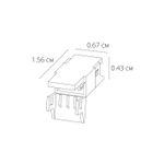 Коннектор токопроводящий Arte Lamp STRIP-ACCESSORIES A32-05-1CCT