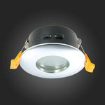 ST213.108.01 Св-к встр. Хром GU10 1*50W  IP44 L84xW84xH50 220V Без ламп
