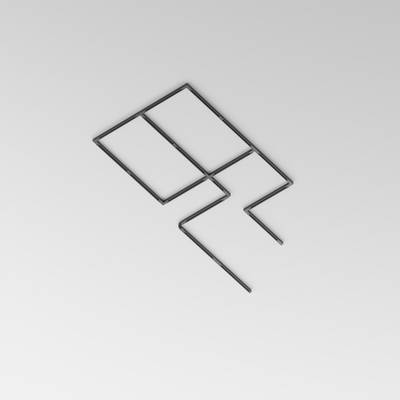 Шинопровод 1м Trinity накладной/подвесной черный, TRX005-311B. TM Maytoni