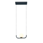 SL1581.403.01 Светильник подвесной ST-Luce Черный/Белый LED 1*8W 3200K