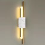 4359/10WL MIDCENT ODL23 221 белый мрамор/золотистый металл Настенный светильник IP20 LED 10W 655Лм 3000K MARMI