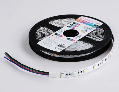 Светодиодная лента GS4402 5050 60Led /10W m/ 24V IP20 RGBW+4500K 5m/ кратность резки 100mm (5 конт.)