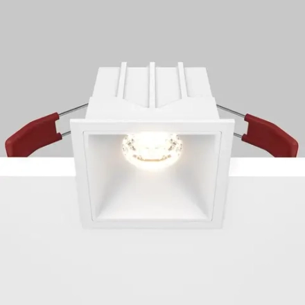 Встраиваемый светильник Альфа / Alfa LED 10 Вт 3000 К 36°, DL043-01-10W3K-SQ-W. TM Maytoni