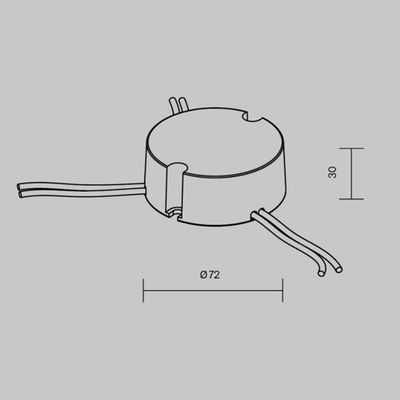 Источник тока DALI NFC DT6 600-1200mA +PUSH DIM, 721032. TM Maytoni