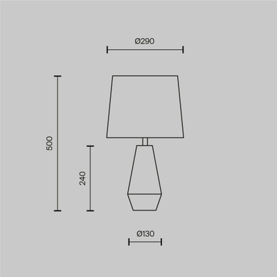 Настольный светильник Кальвин настольный / Calvin Table E27х1, Z181-TL-01-W. TM Maytoni