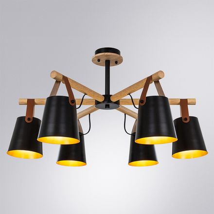 Потолочная люстра Arte Lamp THOMAS A7032PL-6BK, 6хE27