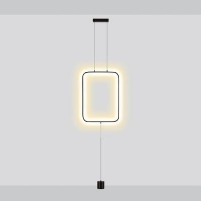 7022/27FLA HIGHTECH ODL25 247 Напольный светильник черный/металл/акрил IP20 LED 3000K 220V TEO
