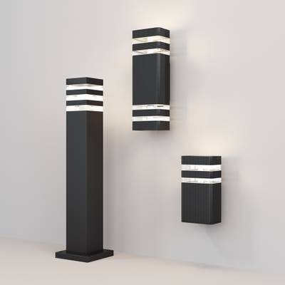 Настенный светильник (бра) Unter den Linden E27х1, IP54, O578WL-01B. TM Maytoni