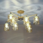 Citilux Клод CL137182 Люстра потолочная Золото