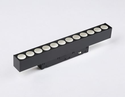 Светильник светодиодный для шинопровода Magnetic GL4024 BK черный IP20 12W 4200K 48V 24° 220*22*45