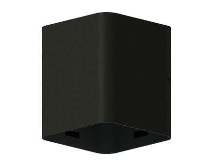 Корпус светильника накладной для насадок 70*70mm C7813 SBK черный песок 70*70*H80mm MR16 GU5.3