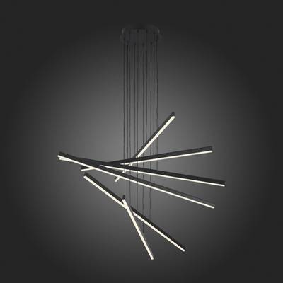 SL394.423.06 Люстра подвесная ST-Luce Черный/Белый LED 1*100W 4000K