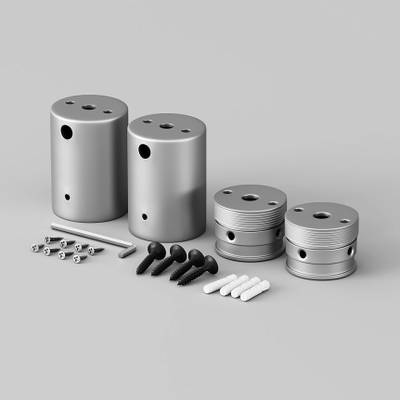 Набор для двухстороннего накладного монтажа Nemo D18 серебро, 201153. TM Maytoni