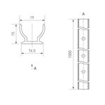 Профиль ARL-MOONLIGHT-R18-1000-TU CLEAR (Arlight, Пластик)