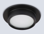Светильник встраиваемый TN6735 BK черный IP44 GX53 D110*57