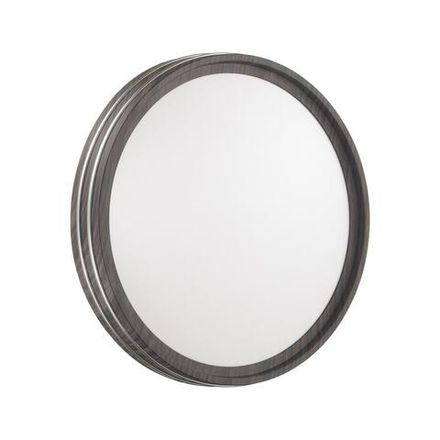 7604/DL PALE SN 124 Светильник пластик/белый/венге/хром LED 48Вт 4000К D390 IP43 TROSTO