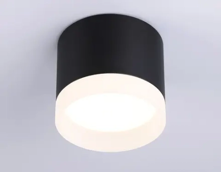 Накладной точечный светильник GX53 TN5366 BK черный GX53 D82*70