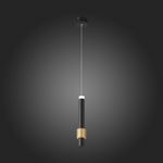 SL1591.403.01 Светильник подвесной ST-Luce Черный, Анодированный золотой/Черный LED 1*6W 3000K