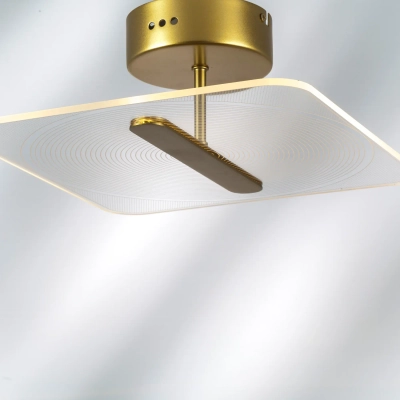 738043 Люстра ACRILE 14W LED 1236LM 120G ЗОЛОТО 3000K