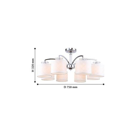 Потолочная люстра Modum 2199-8U, 8*E14*40W. ТМ F-Promo