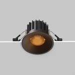 Встраиваемый светильник Round 2700K 12Вт 60° IP 20, DL058-12W2.7K-B. TM Maytoni
