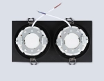 Светильник встраиваемый TN51827/2 BK черный GX53/2 max 15W 215*110*39