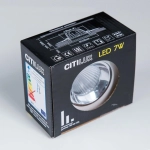 Citilux Альфа CLD001KNW4 LED Встраиваемый светильник Белый Чёрный