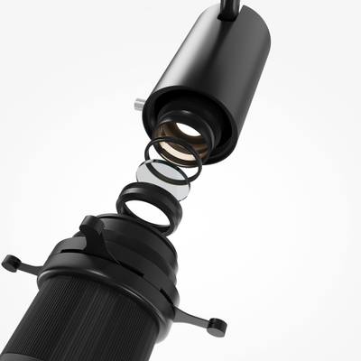 Трековый светильник Gala Exility 4000K 10Вт 20°-35°, TR108-2-10W4K-B. TM Maytoni