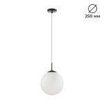 6510/1 SUSPENTIONI LN26 409 чёрный Подвес E27 1*60W 220V SUMMER