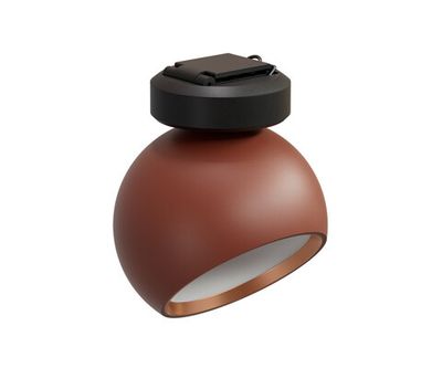 6427,06 Трековый однофазный светодиодный светильник Сатори терракотовый d9,5 h18,8 Led 9W (4000K)