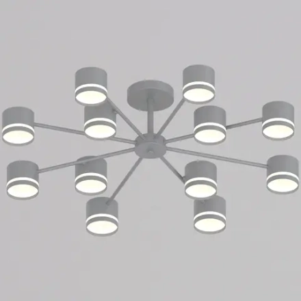 89730-0.3-12 GX53 GREY светильник потолочный Reluce, GX53х12