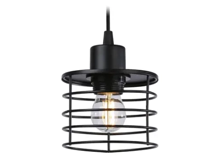 Подвесной светильник в стиле лофт TR8068 BK черный E27 max 40W D120*950