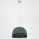 Citilux Базель CL407032 Подвесной светильник бронза с зелёным абажуром