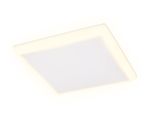 Встраиваемый светодиодный светильник с подсветкой DCR333 10W+4W 6400K/3000K 85-265V 120*120*32 (A105*105)