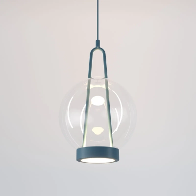 Подвесной светодиодный светильник со стеклянным плафоном 50267/1 LED синий, LED