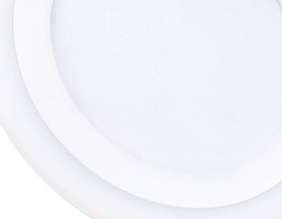 Встраиваемый cветодиодный светильник с подсветкой DCR376 12W+4W 6400K/3000K 85-265V D195*28