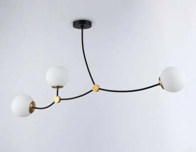Подвесной светильник TR2568/3 BK/SB черный/бронза E27/3 max 60W 1130*150*540