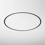 Slim Magnetic Встраиваемый радиусный шинопровод черный ⌀ 1200мм 85159/00