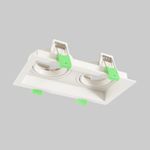 Светильник встроенный Crystal Lux CLT 068C2 WH 1400/287