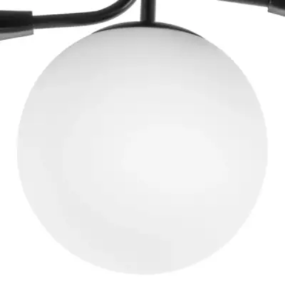 815557 Люстра CROCO 5х5W (led) G9 ЧЕРНЫЙ МАТОВЫЙ/БЕЛЫЙ Lightstar