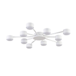 8343/10C COMFI LN26 252 белый, металл Люстра GX53 LED 10*7W 220V TORINA